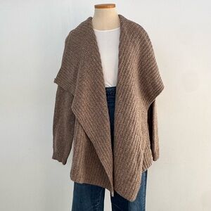 SPRING SALE!! Lauren Ralph Lauren Camel Women's Shawl Collar Cardigan